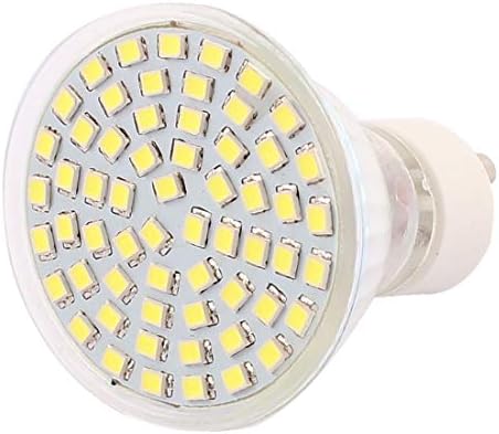 Нов Lon0167 220v GU10 led лампа 6 W 2835 SMD 60 led S Прожектор, Лампа с нажежаема Жичка Осветление Чисто бяло