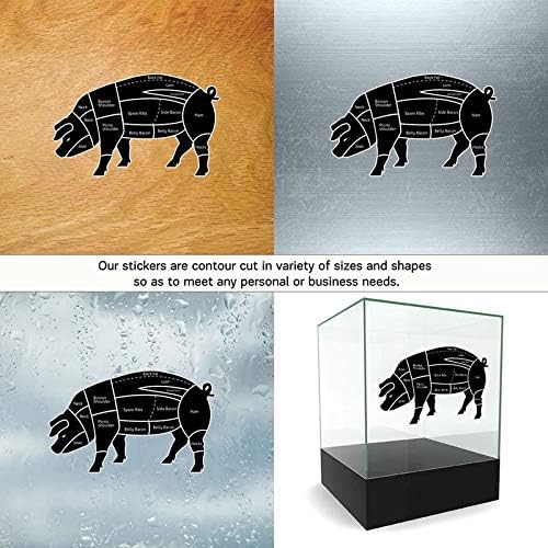 Етикети Термоаппликация Свинско Месо Таблица За Размери На Свинско Месо Магазин 14 X 8,7