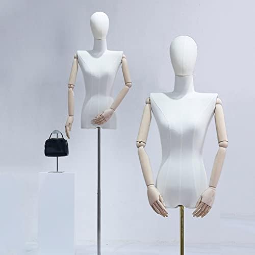 Тялото на женски Манекен PENGFEI, под Формата на рокли за манекен с въртяща се на 360 ° главата си от зебло,