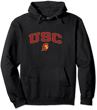 Официално Лицензиран Пуловер с качулка с класически логото на USC Southern Cal Trojans