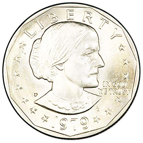 1979 Rv БУ Сюзън Bi Антъни S. B. A. Избор на долара Необращенный монетен двор на САЩ