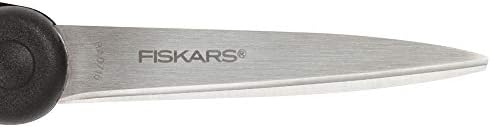 Fiskars 199700-1001 Назад към училище принадлежностям, Ножици за деца-студенти с мека дръжка, 7 инча, Полученият