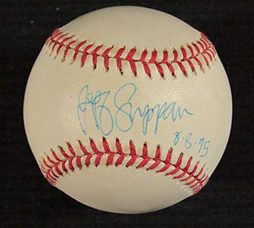 Джеф Суппан Подписа Автограф Rawlings Baseball B91 - Бейзболни Топки С Автографи