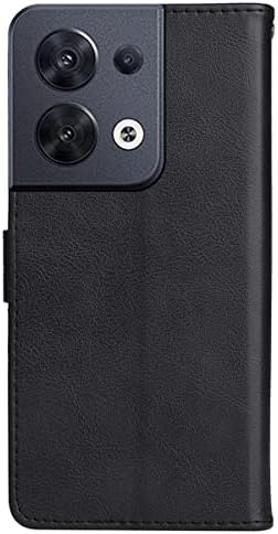 CCSmall Oppo Reno 8 5G Чанта-портфейл за телефон с картодържателя, за жени, за носене Reno8 5G Луксозен Просто