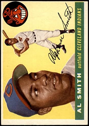 1955 Topps 197 Ел Смит Кливланд Индианс (Бейзболна картичка) VG/EX индианците
