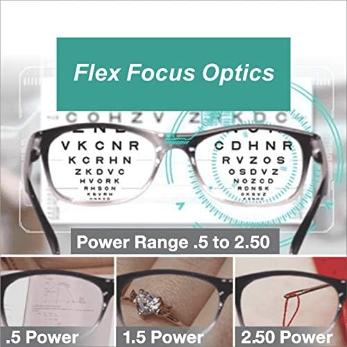 One Power Glasses Ридеры, Очила за четене, за жени, Мъже, Гъвкави Очила за четене с автофокус, Оптични очила