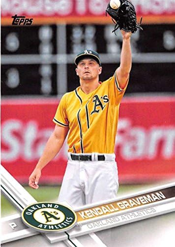2017 Бейзболна картичка Topps Series 2 592 Kendall Graveman Oakland Athletics