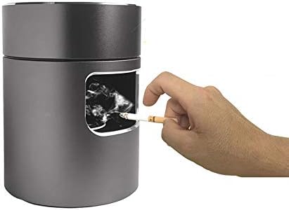 YUANFLQ Пепелник за Трева Бутон на Е-Пепелник за пречистване на въздуха USB Зареждане на Преносими Защита от
