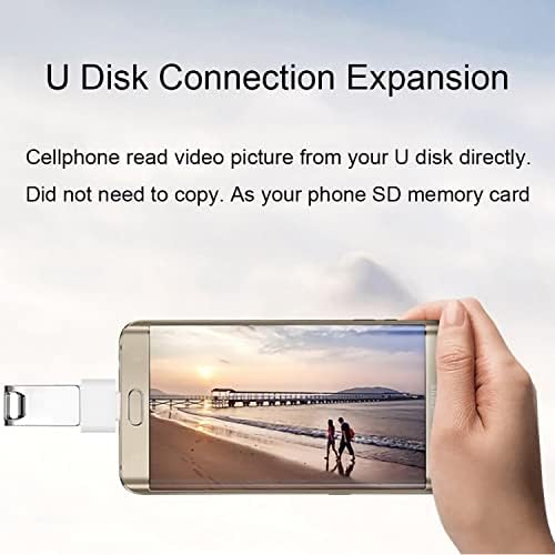 USB Адаптер-C за свързване към USB 3.0 Male (2 опаковки), който е съвместим с вашия LG LM-G710EM, дава възможност