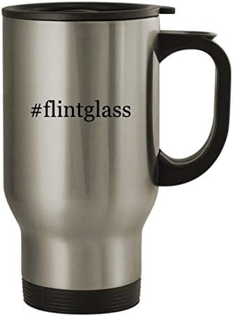 Подаръци дрънкулки кремневое стъкло - Пътна Чаша от Неръждаема Стомана за 14 унция, Среброто
