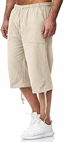 MIASHUI Панталони За възрастни Панталони Летни Съкратен Мъжки Панталони Прашка Спортни Памучни панталони Панталони
