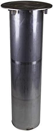 Calpipe - PDT8080R-SLV - Неръждаема стомана, Втулка за закрепване към стълб, Включва (1) на Винт, защитен срещу
