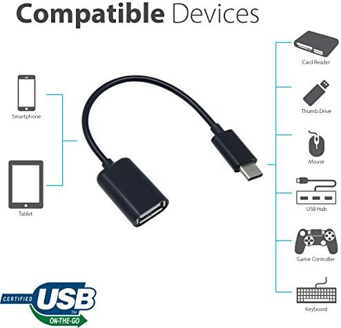 Адаптер за USB OTG-C 3.0, съвместим с Samsung Galaxy S8 Plus, осигурява бърз, доказан и многофункционално използване