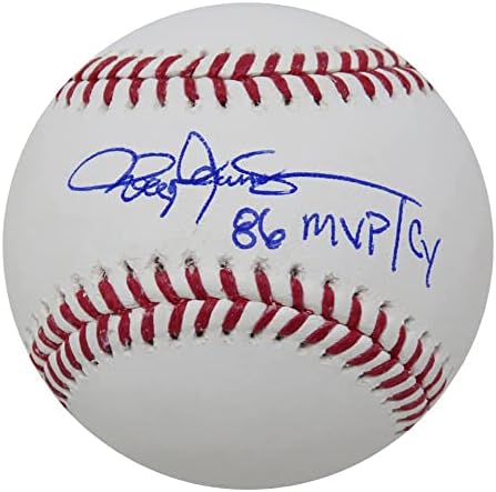 Роджър Клемънс подписа Договор с Rawlings Official MLB Бейзбол w / 86 MVP, CY - Бейзболни топки с автографи