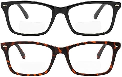 Бифокални Очила за четене Yogo Vision, 2 опаковки, Модерни, Удобни и Качествени Бифокални Очила за Четене за