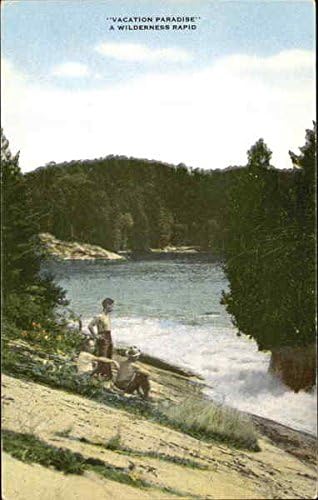 Рай за почивка Живописен Уисконсин WI Оригиналната Антични Картичка
