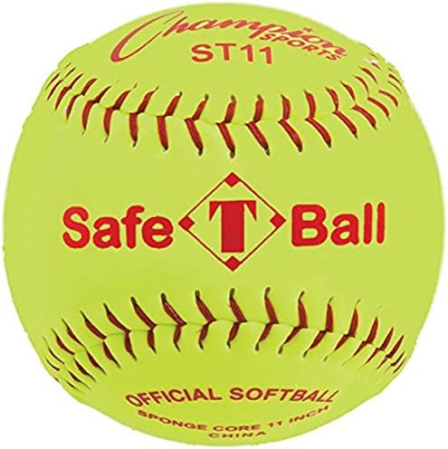 Софтбольные топки Champion Sports Safety, 11 инча (Опаковка от 12 броя)