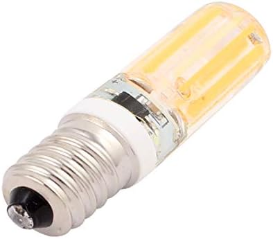 Нов Lon0167 AC 220 v 5 W COB LED надеждна ефективна царевичен Крушка Силиконова Лампа с регулируема яркост E14-Топло